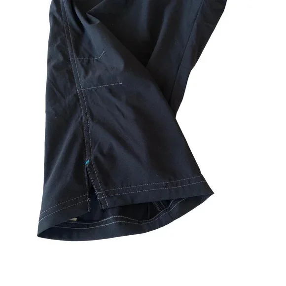 Novara Cycling Pants Crop Large Women's Capri Padded Liner Black Embroidered - Picture 8 of 16